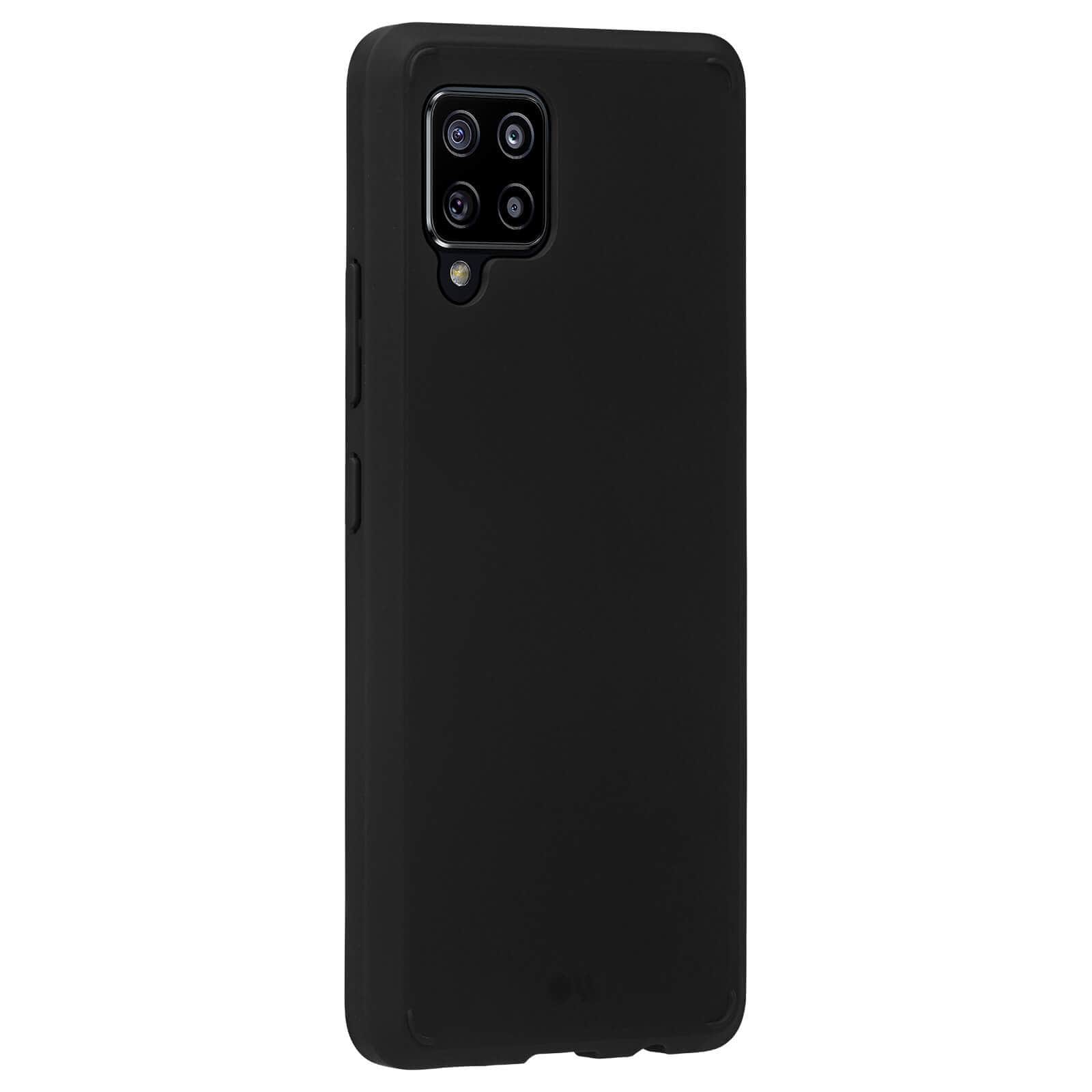 Black protective case for Galaxy a42 5G. color::Black