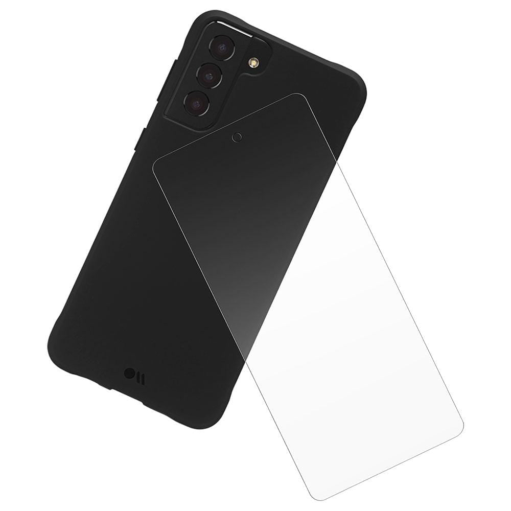 Tough Black Case + Screen Protector - Galaxy S21+ 5G