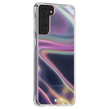 Iridescent swirl design case. color::Soap Bubble