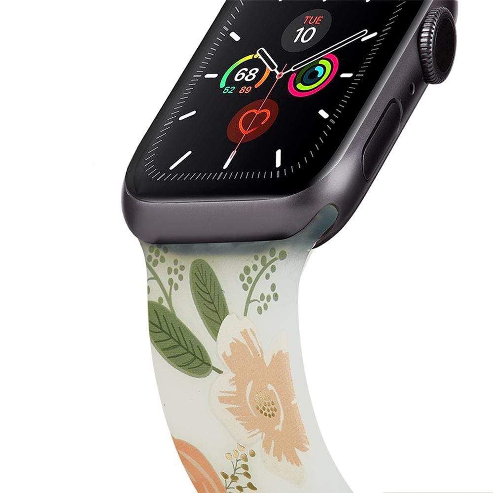 SAMPLE SALE: Cane Rattan Print 42-44mm Vegan Leather Apple Watch