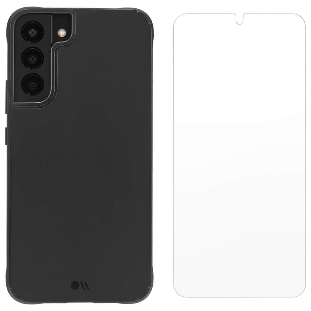 Tough Black Case + Screen Protector Galaxy S22+