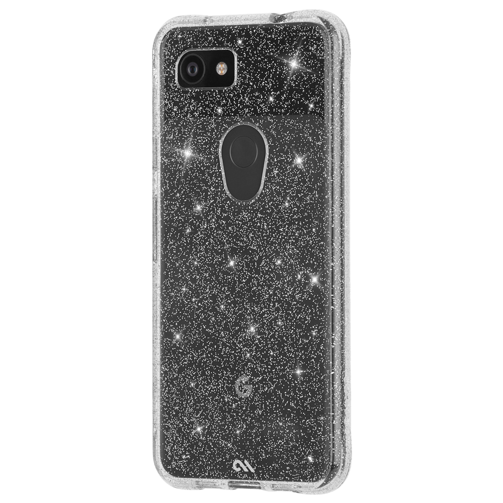 Fashion case for Pixel 3a. color::Sheer Crystal Clear