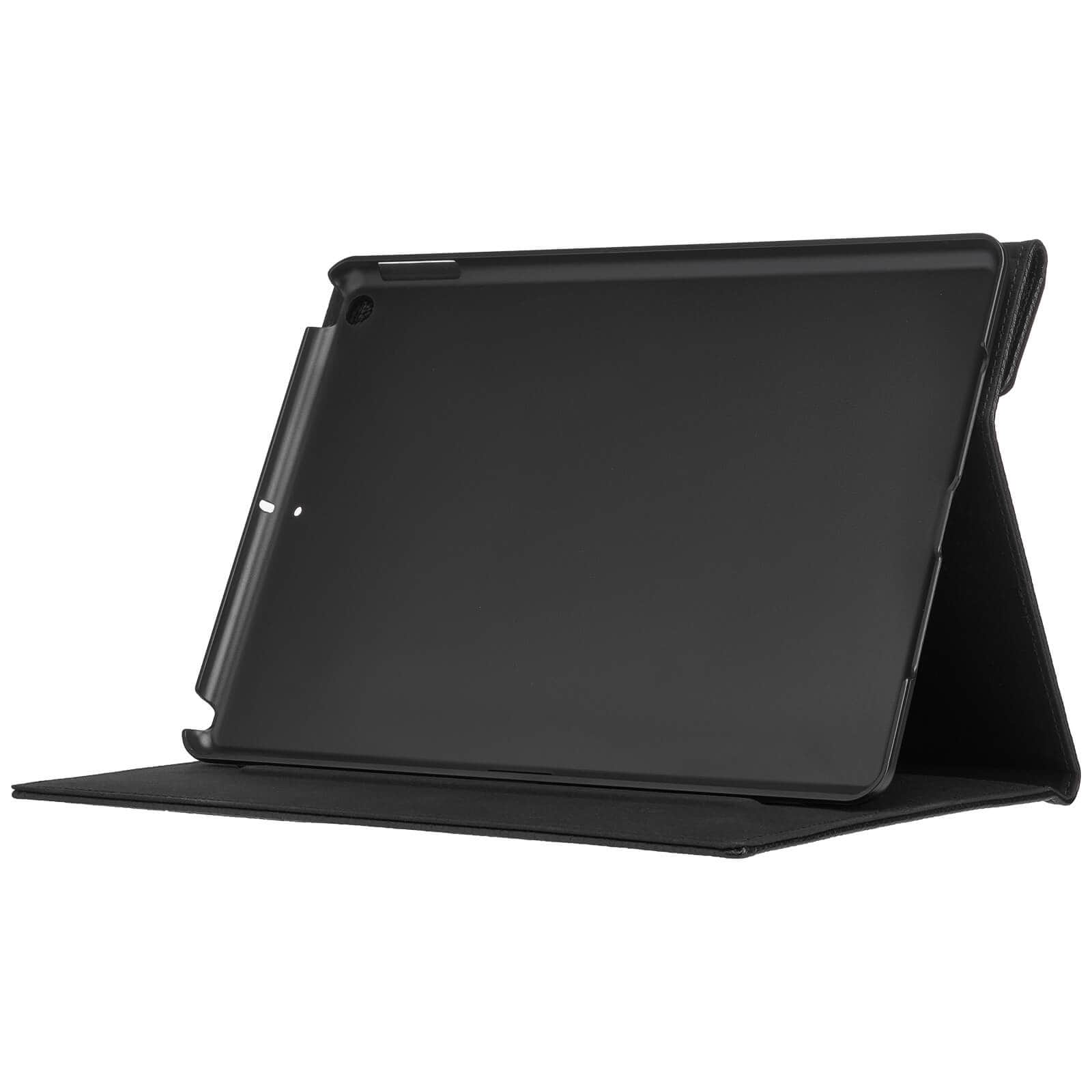 Case props iPad up horizontally. color::Black