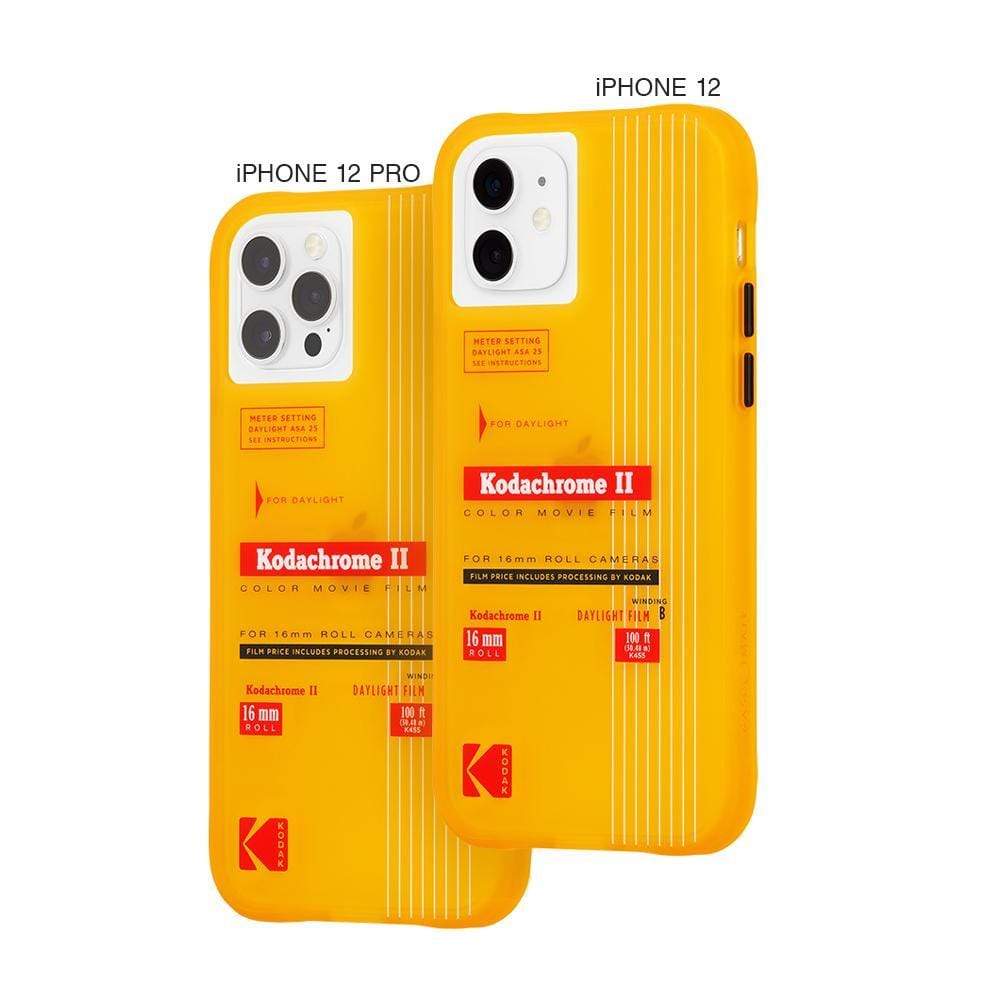 Case shown on iPhone 12 Pro and iPhone 12. color::Kodachrome II Print