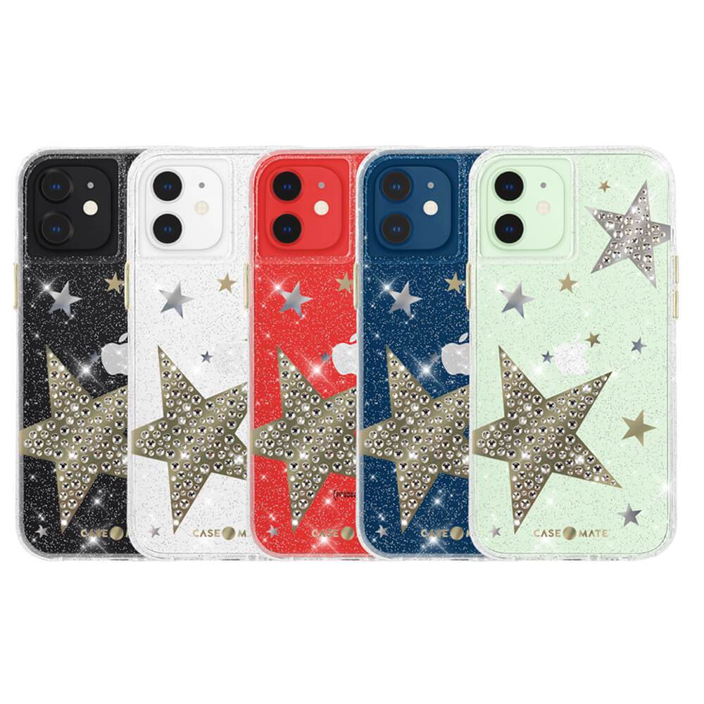 Case shown on iPhone 12. color::Sheer Superstar