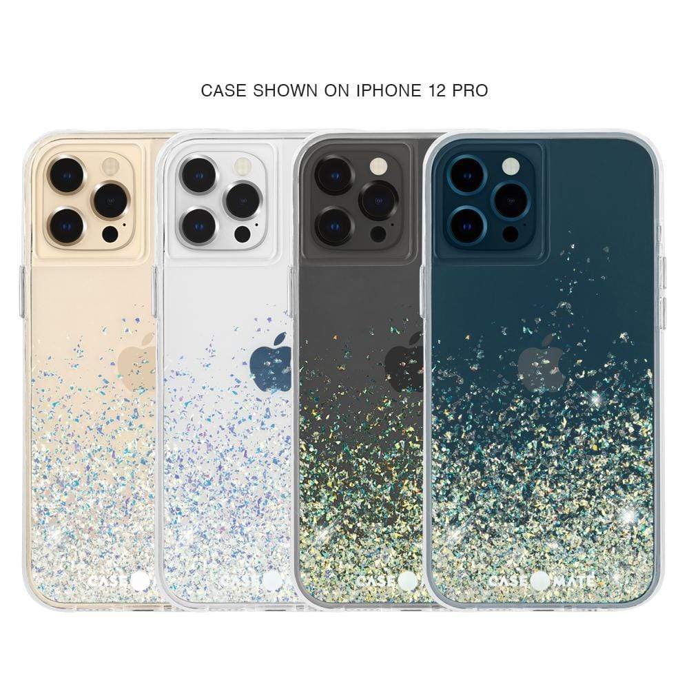 Case shown on iPhone 12 Pro. color::Twinkle Stardust