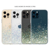 Case shown on iPhone 12 Pro. color::Twinkle Stardust
