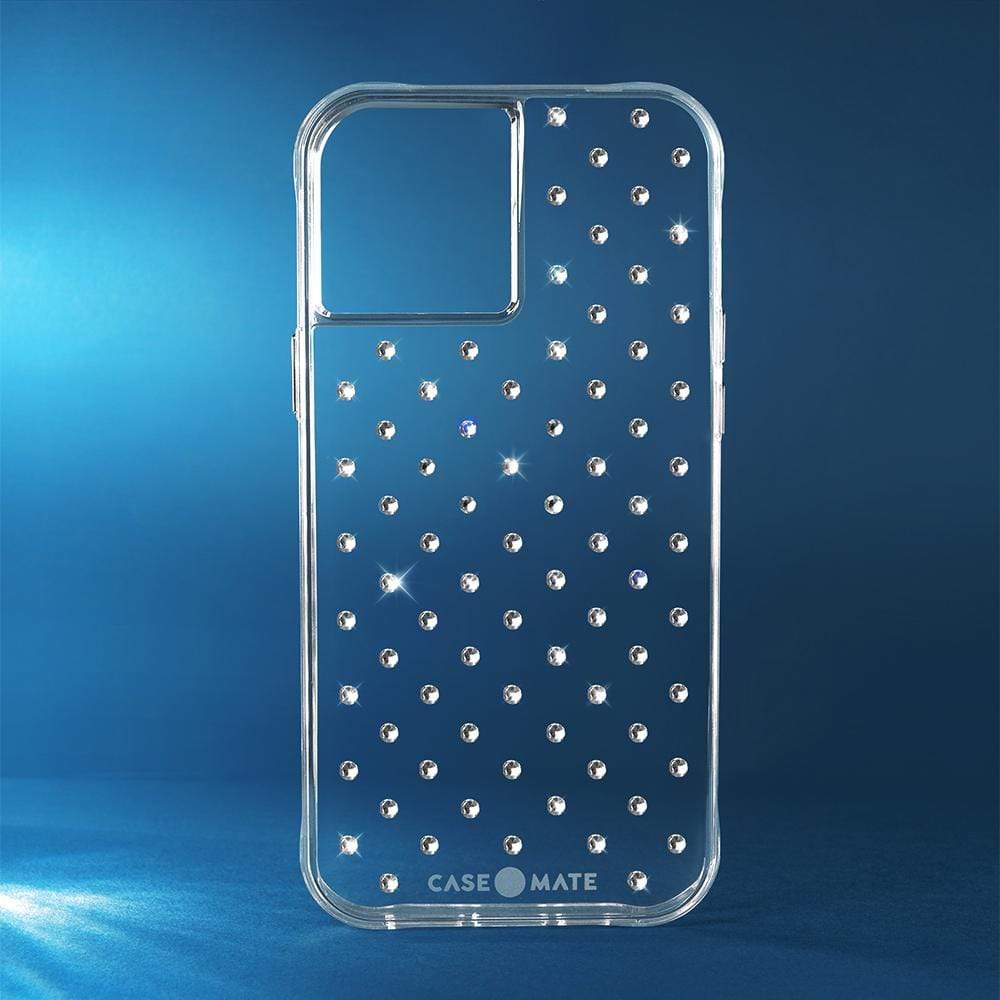 Clear case with gems embedded within. color::Sheer Gems