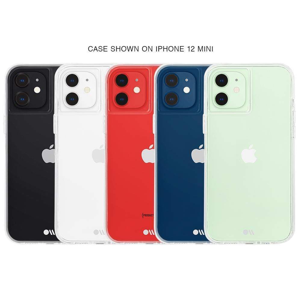 Case shown on iPhone 12 mini. color::Clear