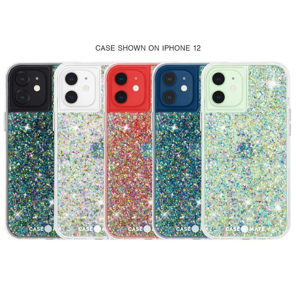 Case shown on iPhone 12. color::Confetti