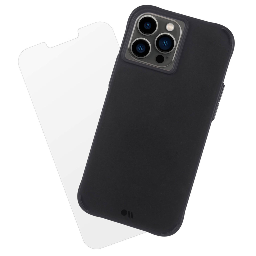 Tough Black Case + Screen Protector - iPhone 13 Pro Max