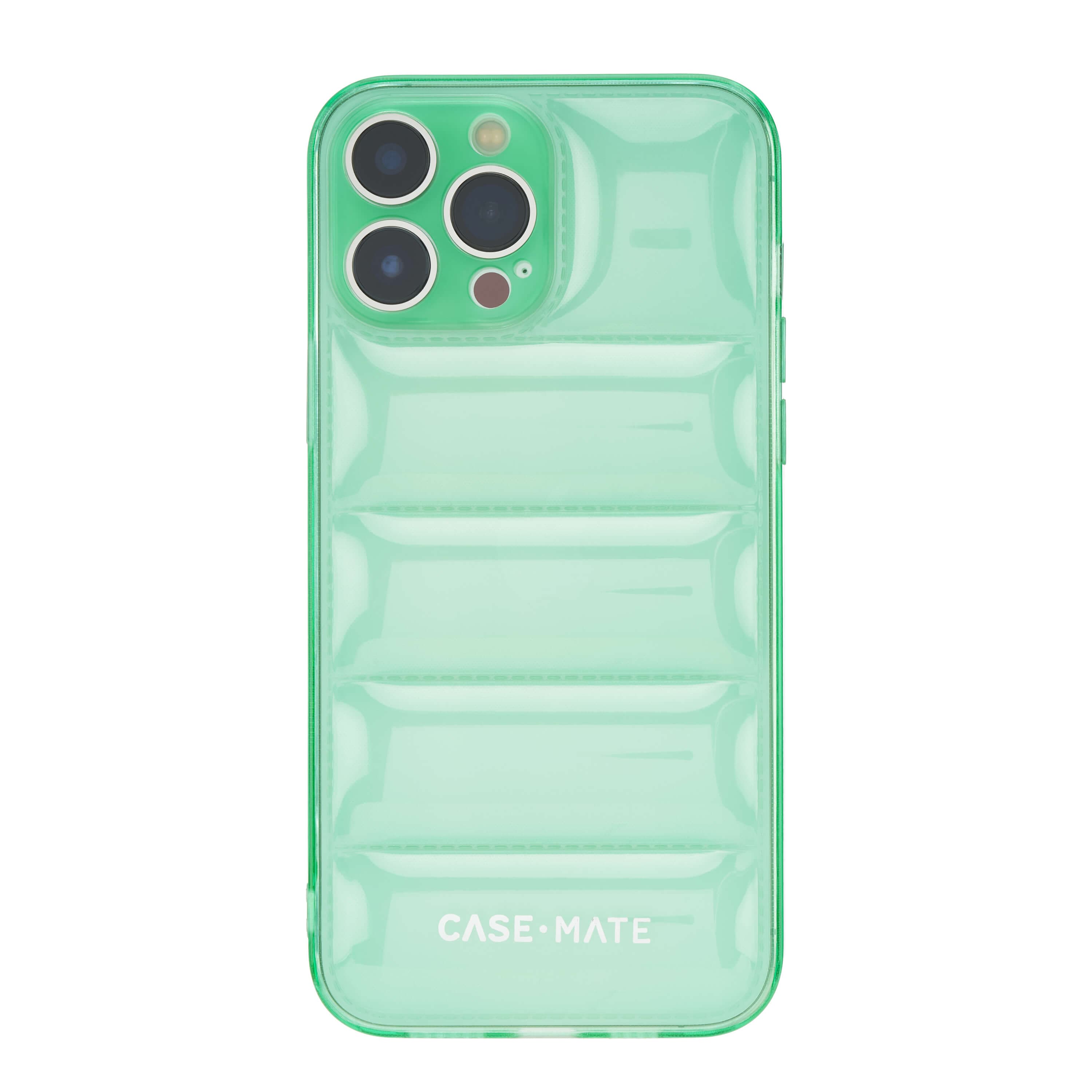 The Silicone Puffer Case For iPhone 12 Pro Max has the below features- -  Made of soft touch puffer case - Feels comfortable and puffed…