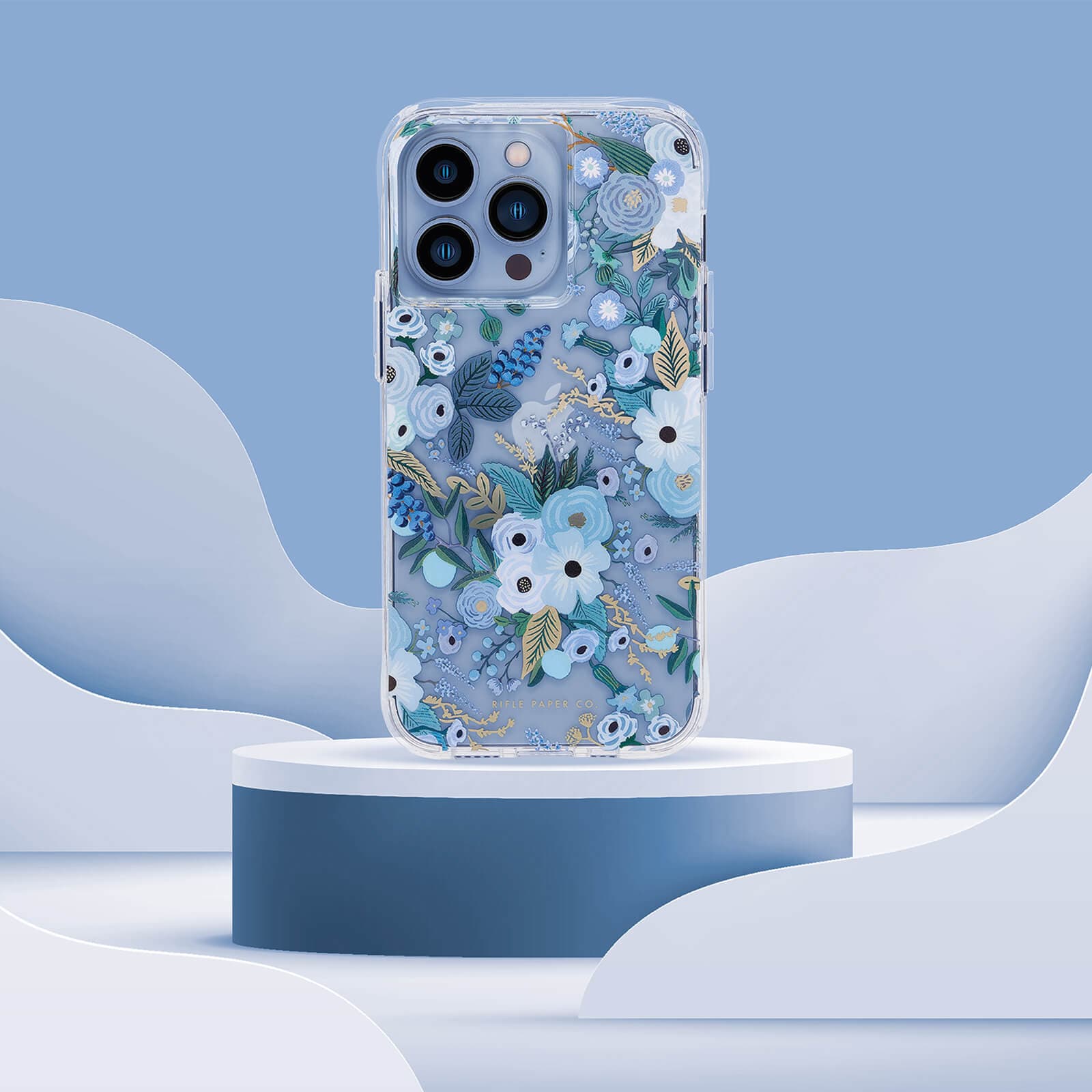 Rifle Paper Co. Garden Party Blue iPhone 14 Pro Max Phone Case