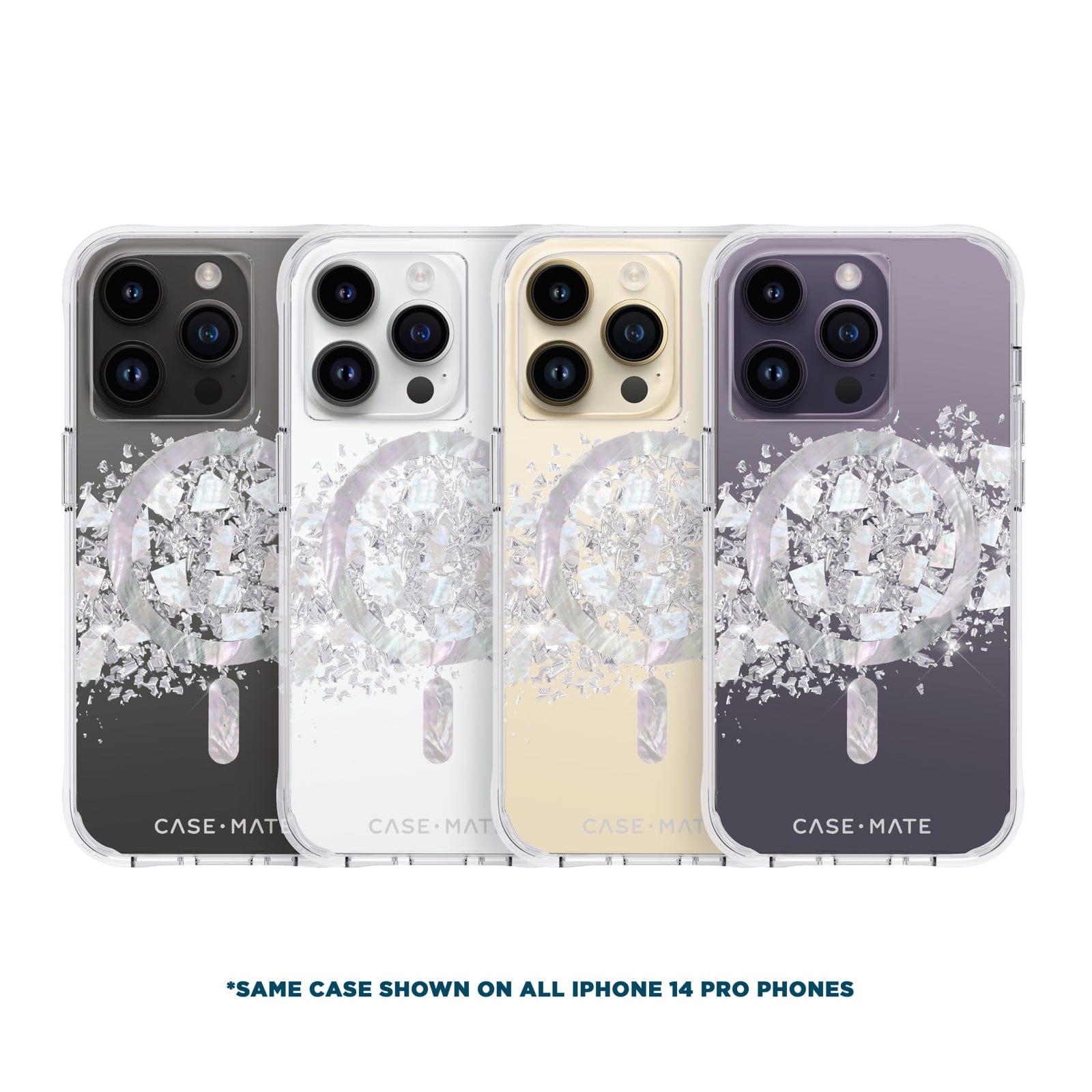 *SAME CASE SHOWN ON ALL IPHONE 14 PRO PHONES