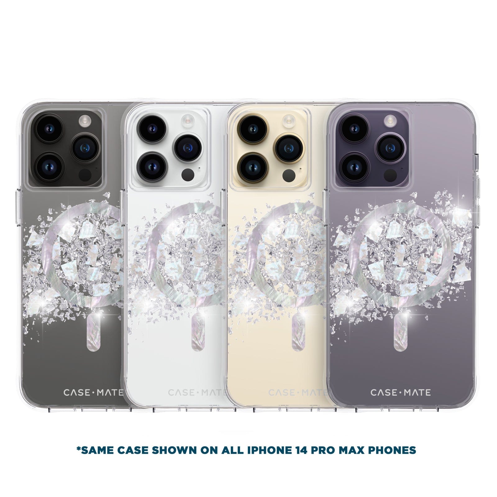 *SAME CASE SHOWN ON ALL IPHONE 14 PRO MAX PHONES
