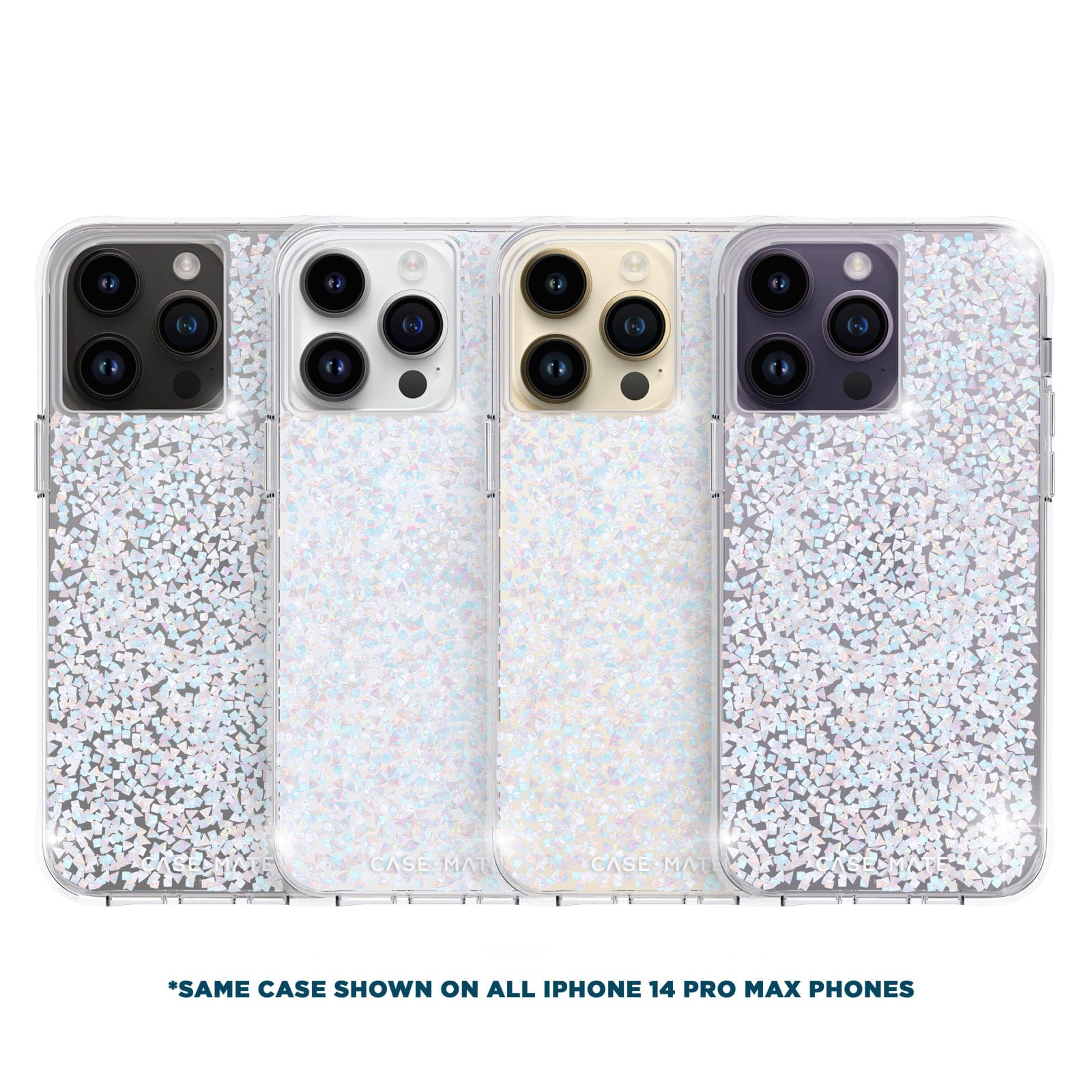 *SAME CASE SHOWN ON ALL IPHONE 14 PRO MAX PHONES