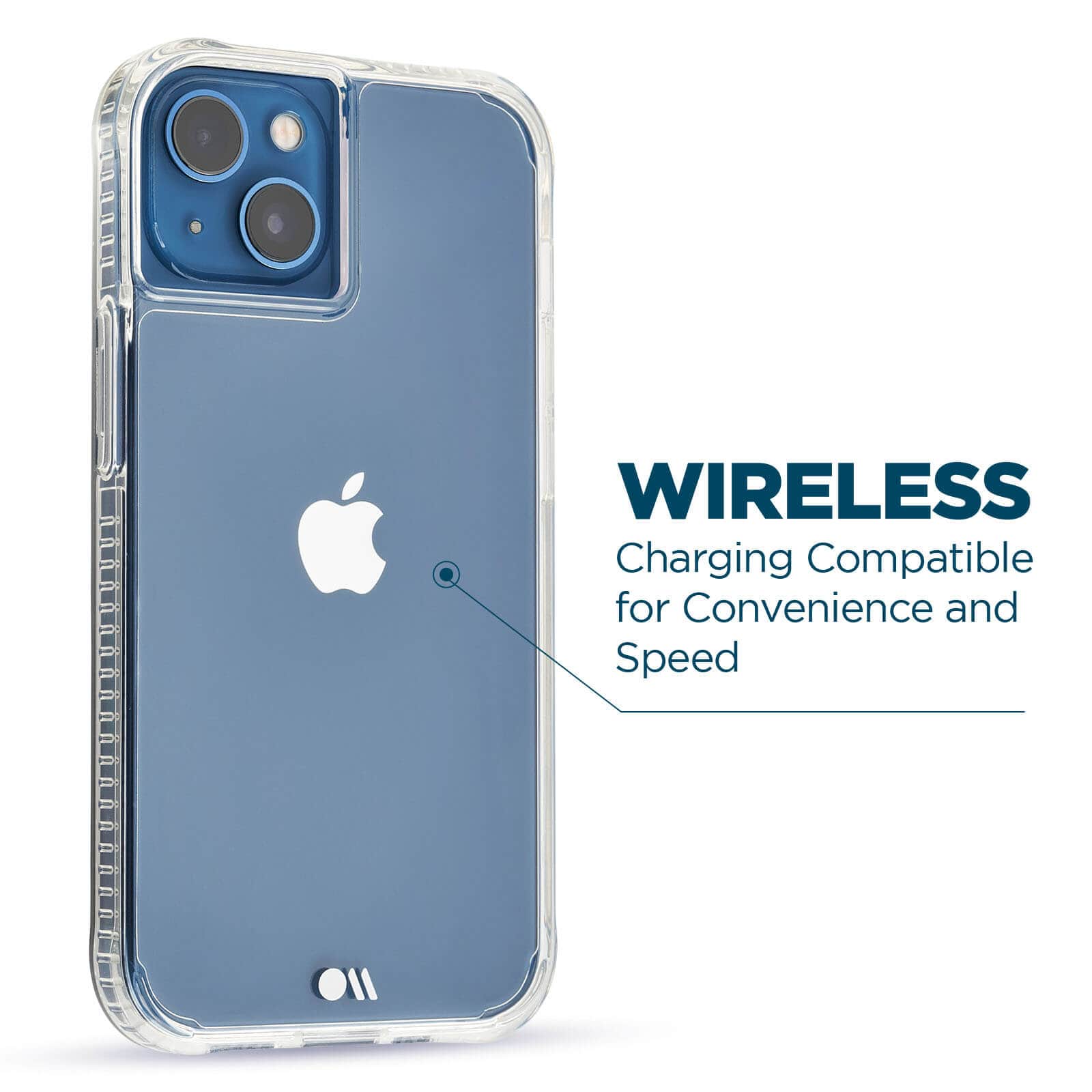 Wireless charging compatible for convenience and speed. color::Clear