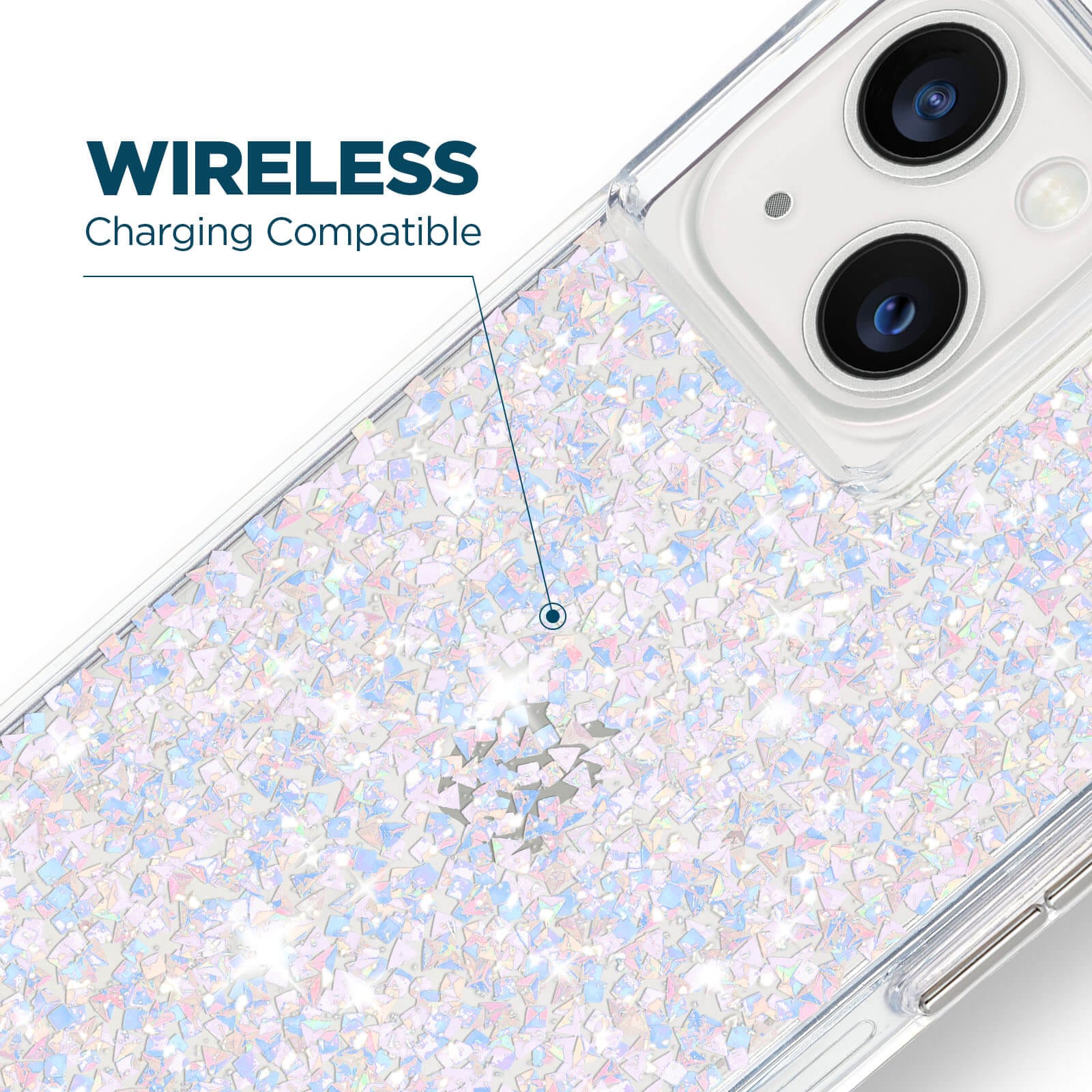 Wireless charging compatible. color::Twinkle Diamond