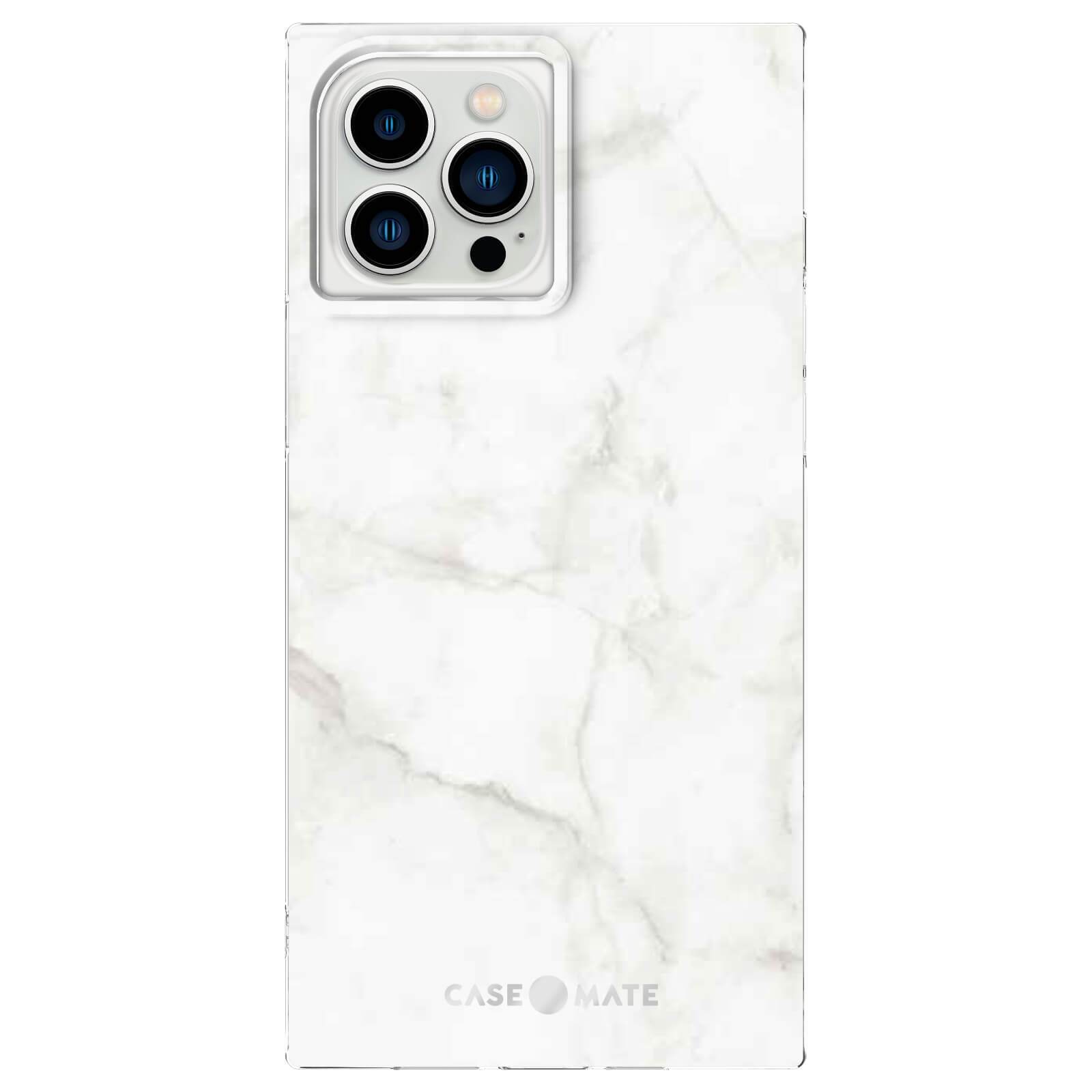 BLOX (White Marble) - iPhone 13 Pro Max color::White Marble
