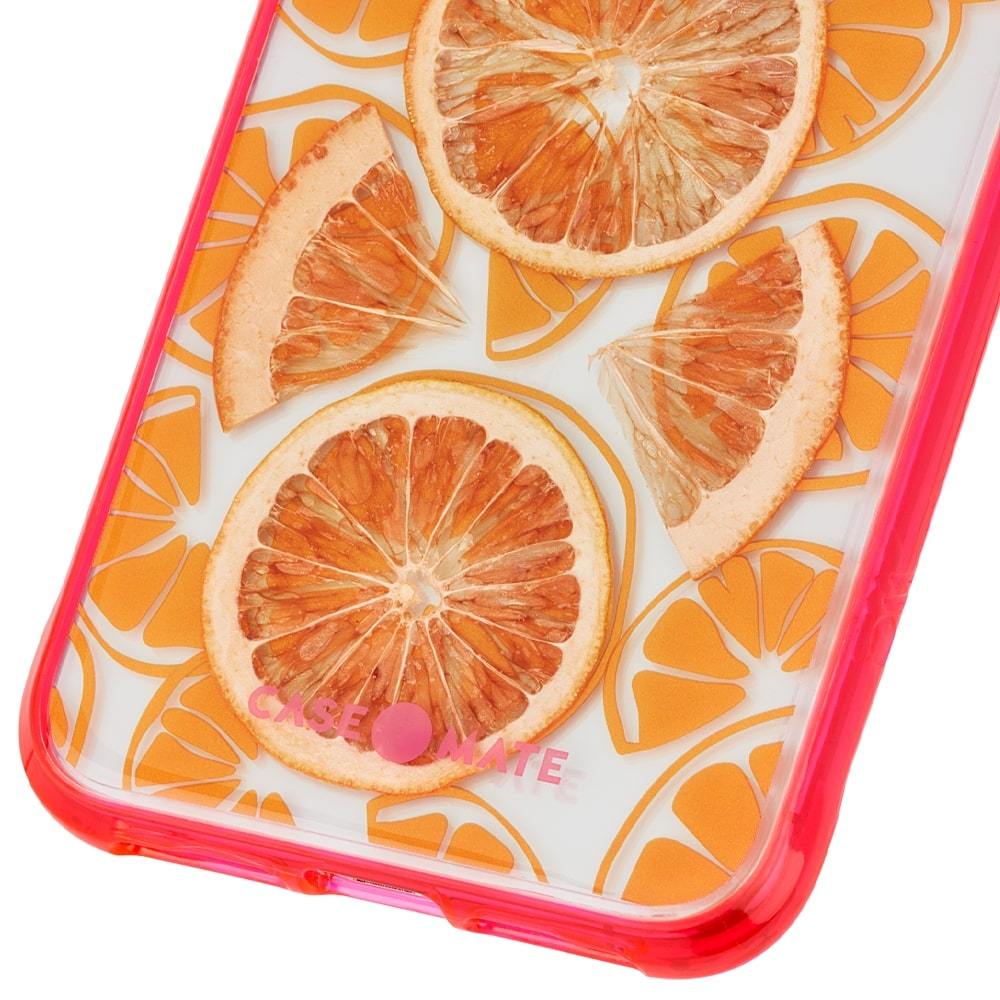 Case with real oranges inside. color::Orange
