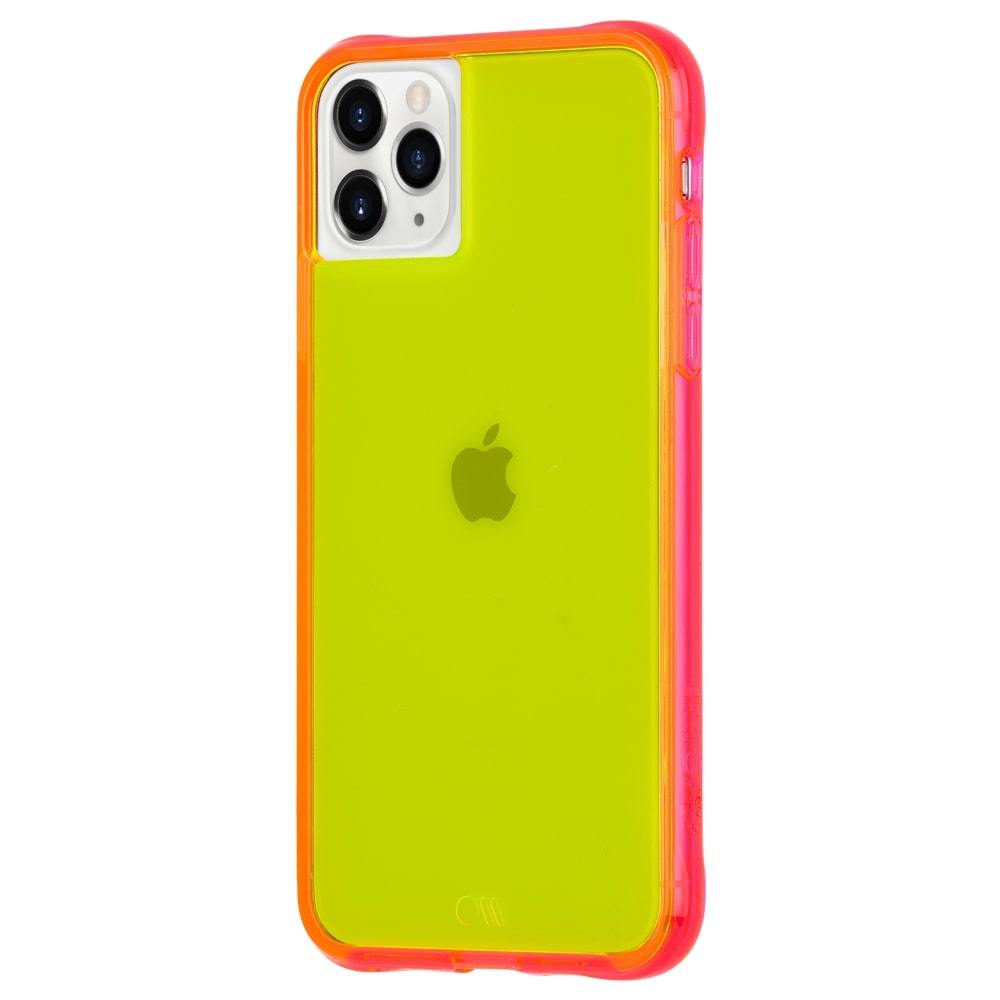 Yellow case with pink sides. color::Yellow Neon