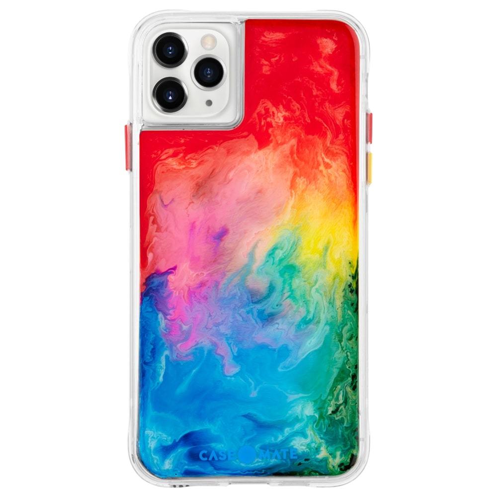 Rainbow Watercolor case for iPhone 11 Pro.  color::Watercolor