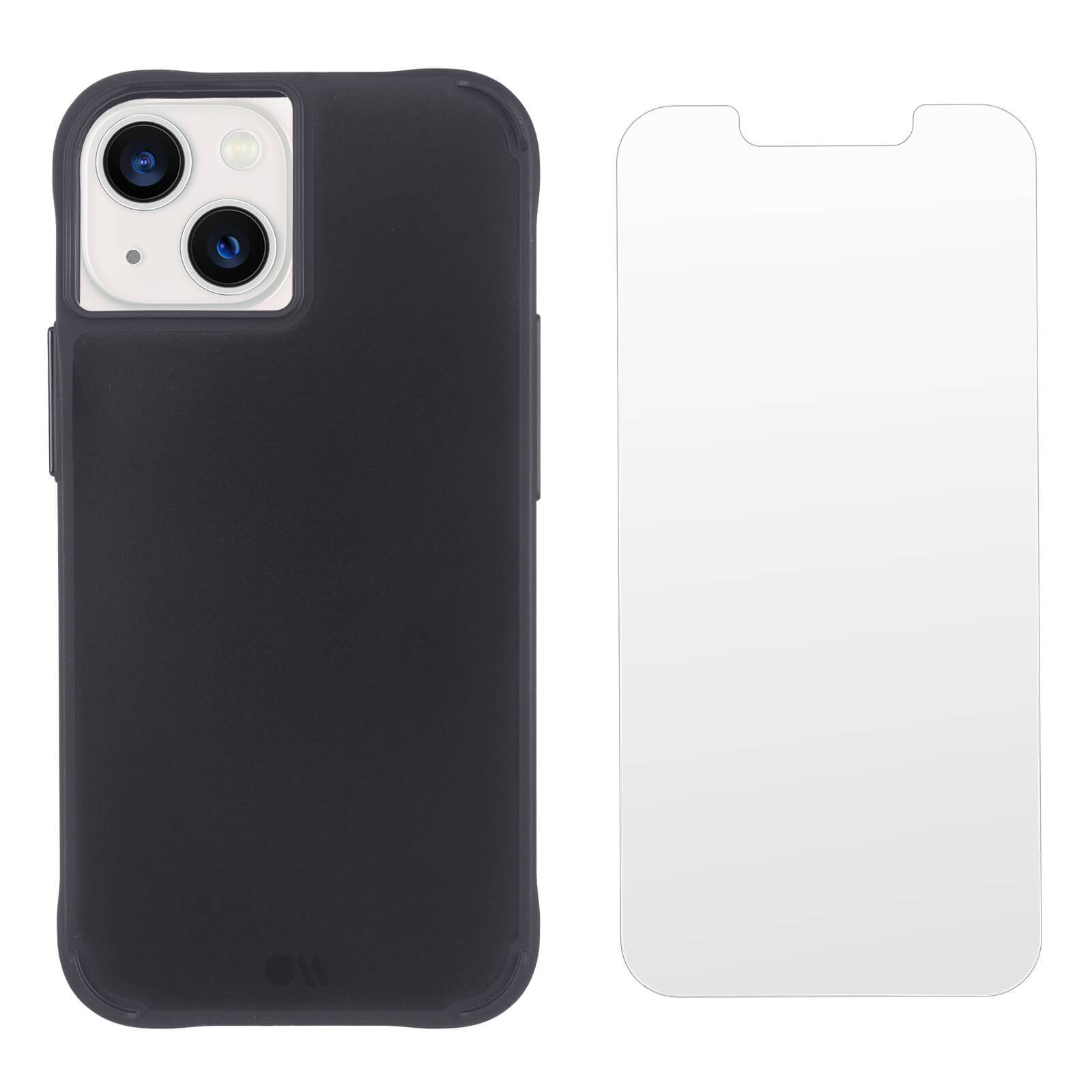 Tough Black case and screen protector included color::Black