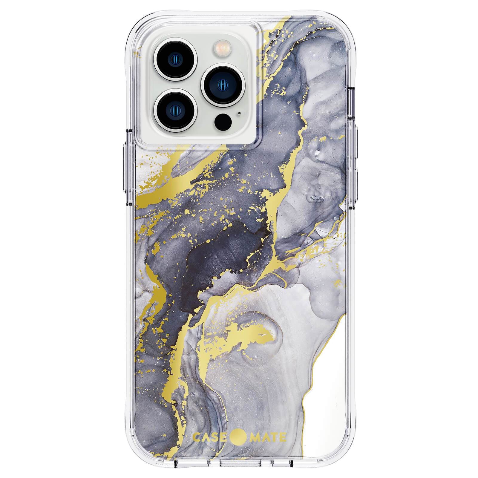 Navy Marble - iPhone 13 Pro color::Navy Marble
