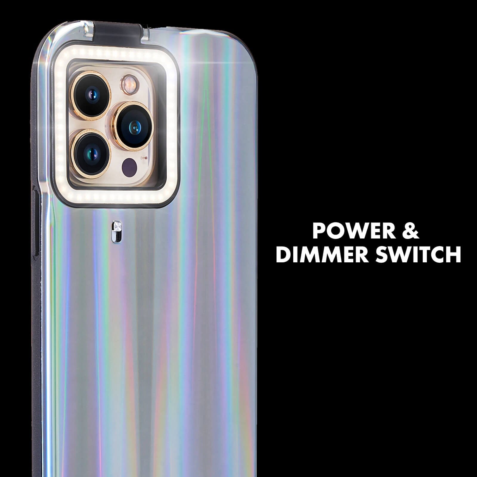 POWER & DIMMER SWITCH. COLOR::HOLOGRAPHIC