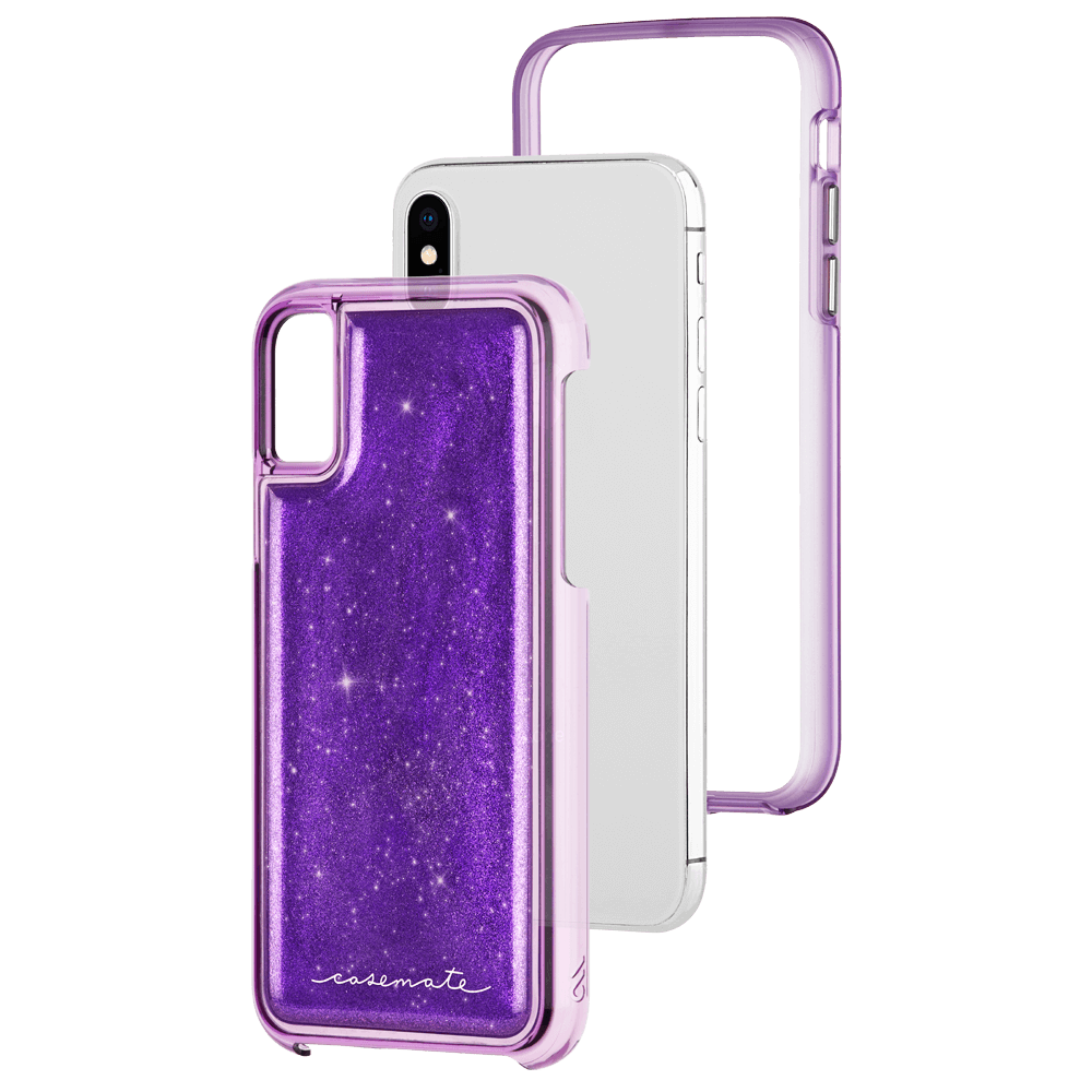 2 piece protective design. color::Purple