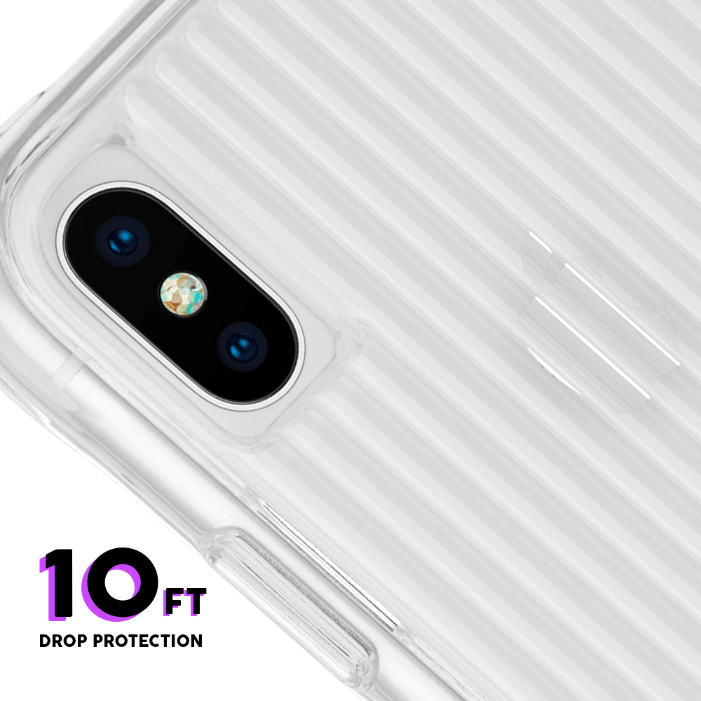 10 ft Drop Protection. color::Clear