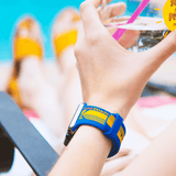 Blue Kodak print Apple Watch Band. color::Ektachrome Blue