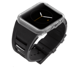 See through, protective Apple Watch bumper. color::Clear