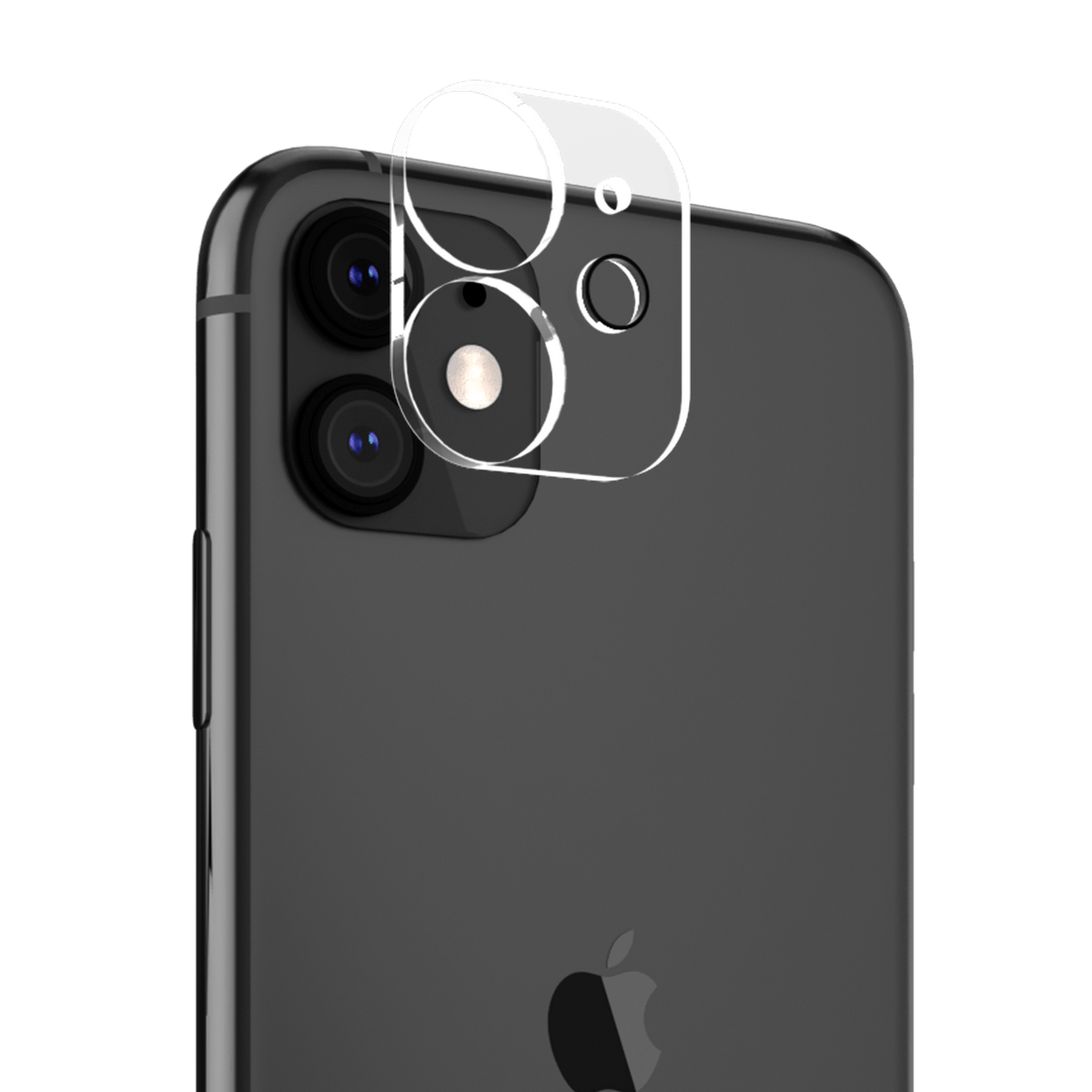 Black” Coque iPhone 11 Normal Galvanisé avec LENS PROTECTOR
