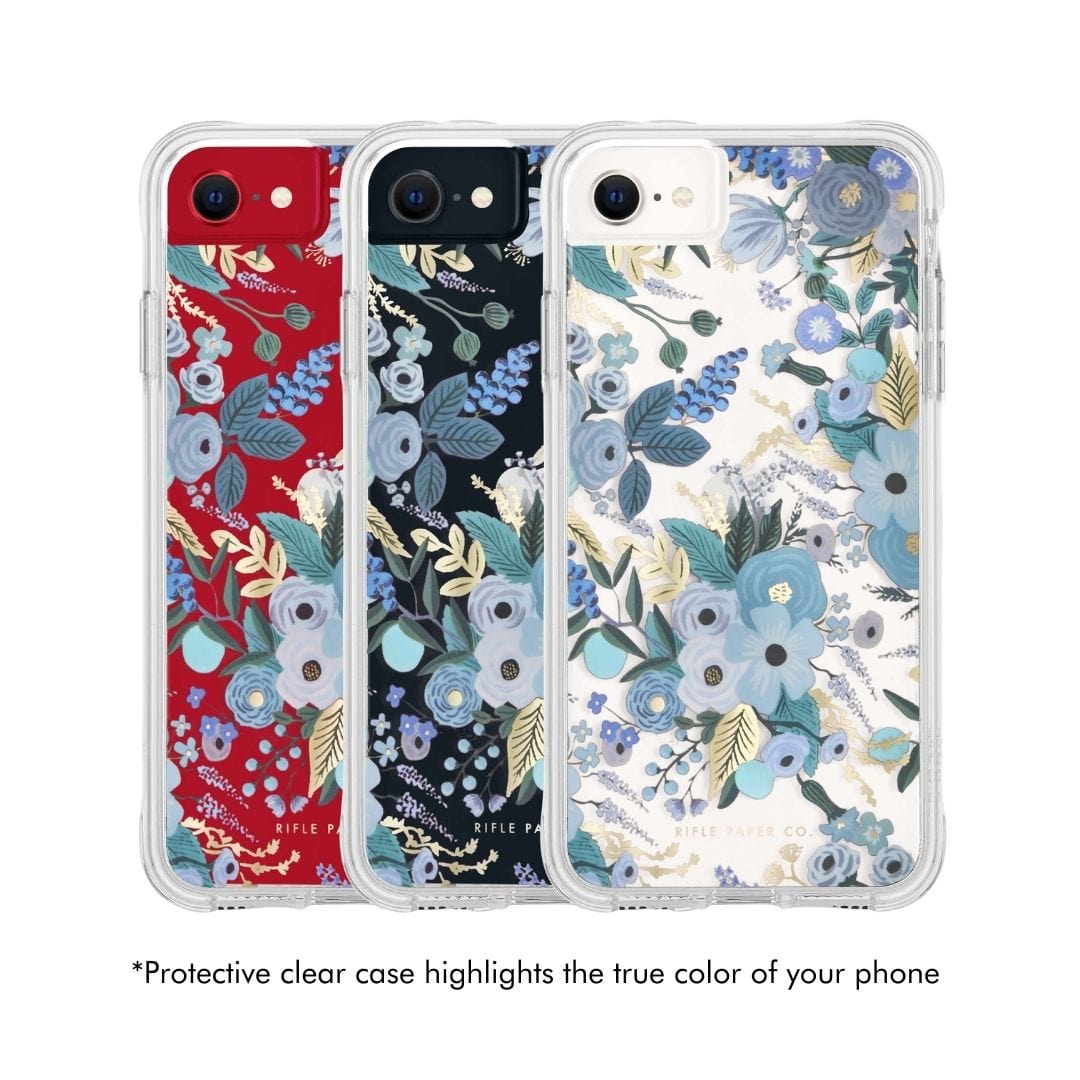 *Protective clear case highlights the true color of your phone. color::Garden Party Blue