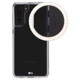 Black clip light on Samsung device for better lighting. color::Black
