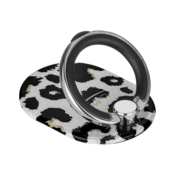 LuMee Leopard Glitter Ring - Phone Grip