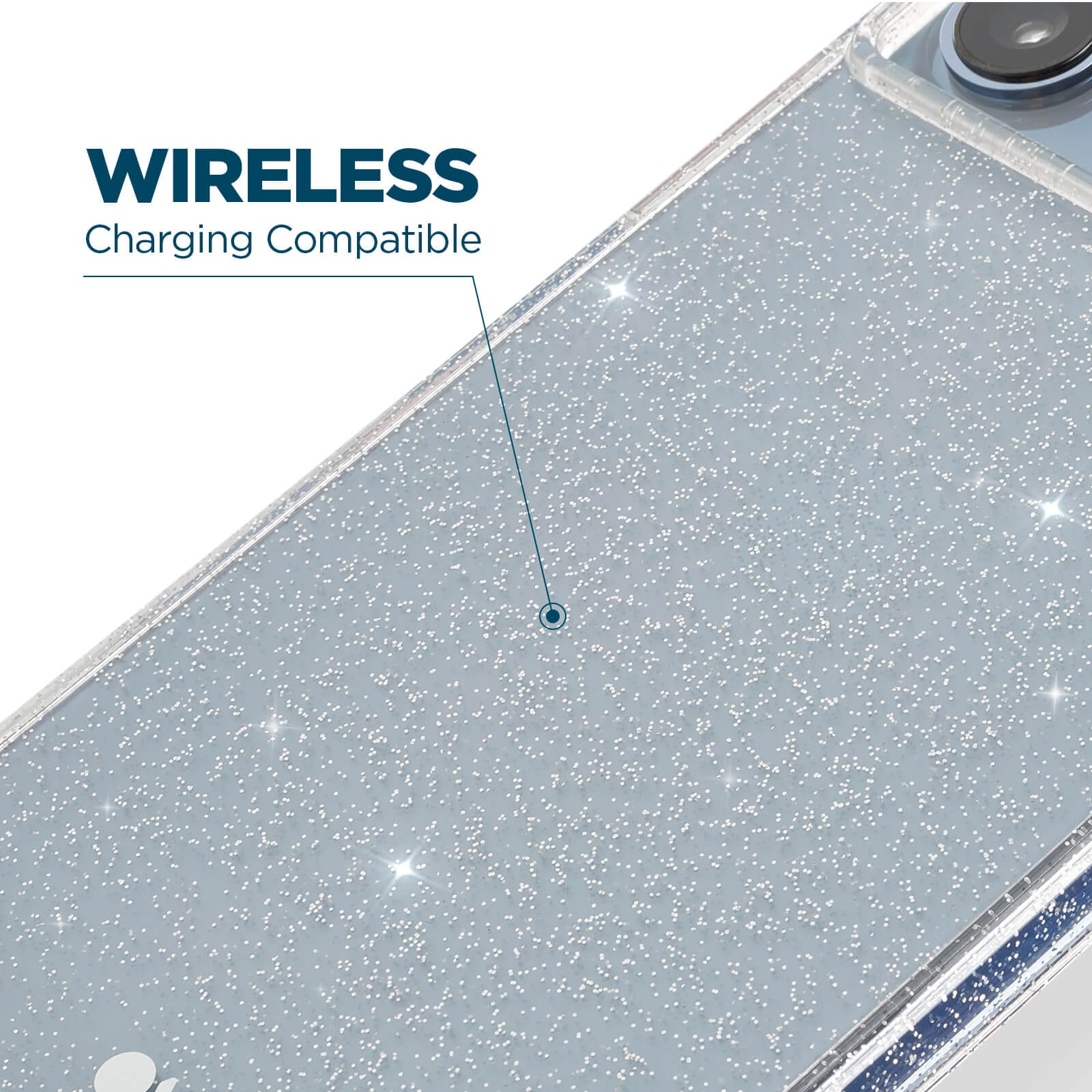 Wireless charging compatible. color::Clear