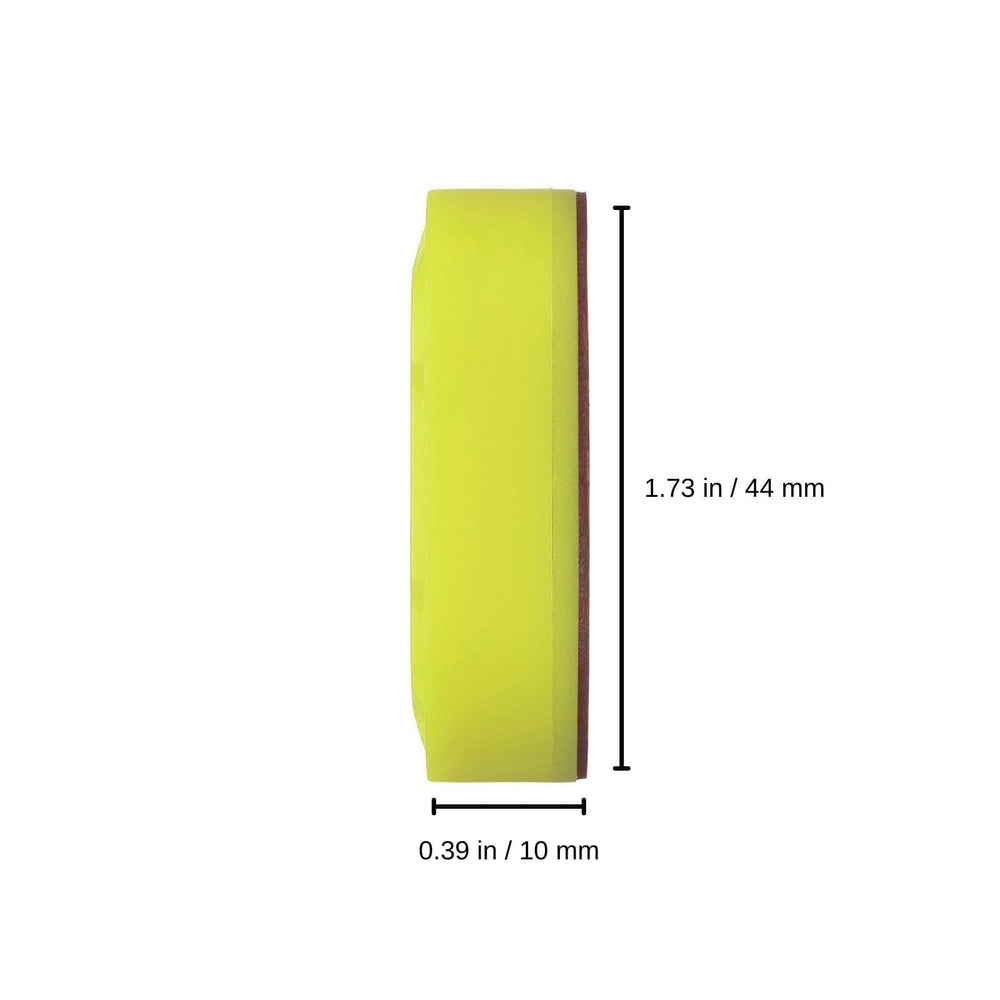 0.39 in / 10 mm x 1.73 in / 44 mm color::Hi-Vis Yellow