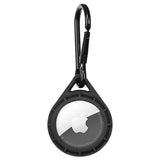 AirTag Holder with carabiner hook. color:: Black