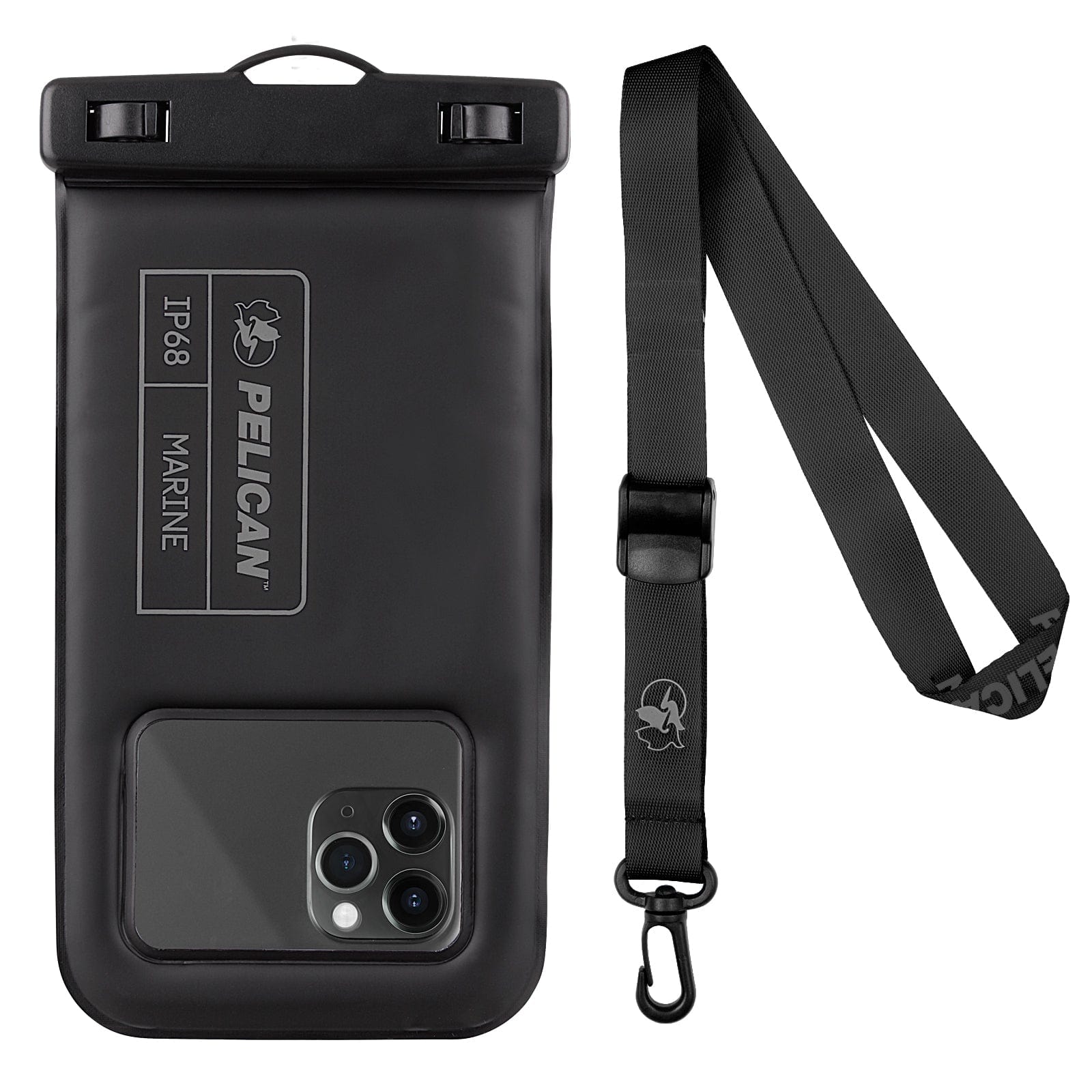 Pelican Marine Waterproof Floating Pouch - Phone Pouch color::Stealth Black