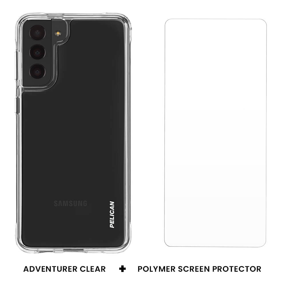 Adventurer clear plus Polymer screen protector. color::Clear
