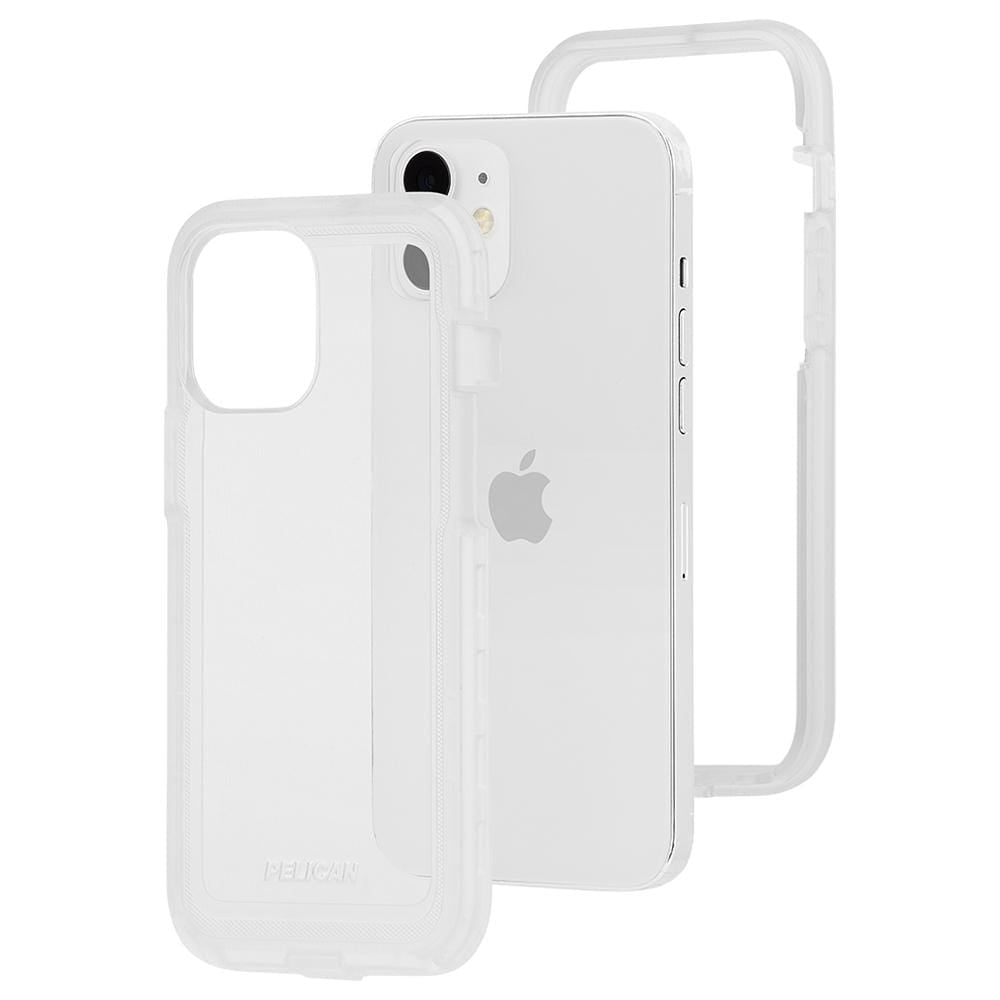 2 Piece ultra protective case design. color::Clear