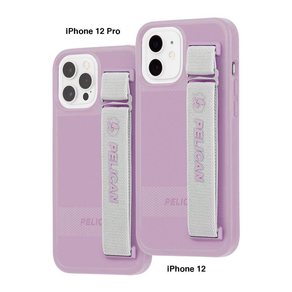 Case shown on iPhone 12 Pro and iPhone 12. color::Mauve Purple