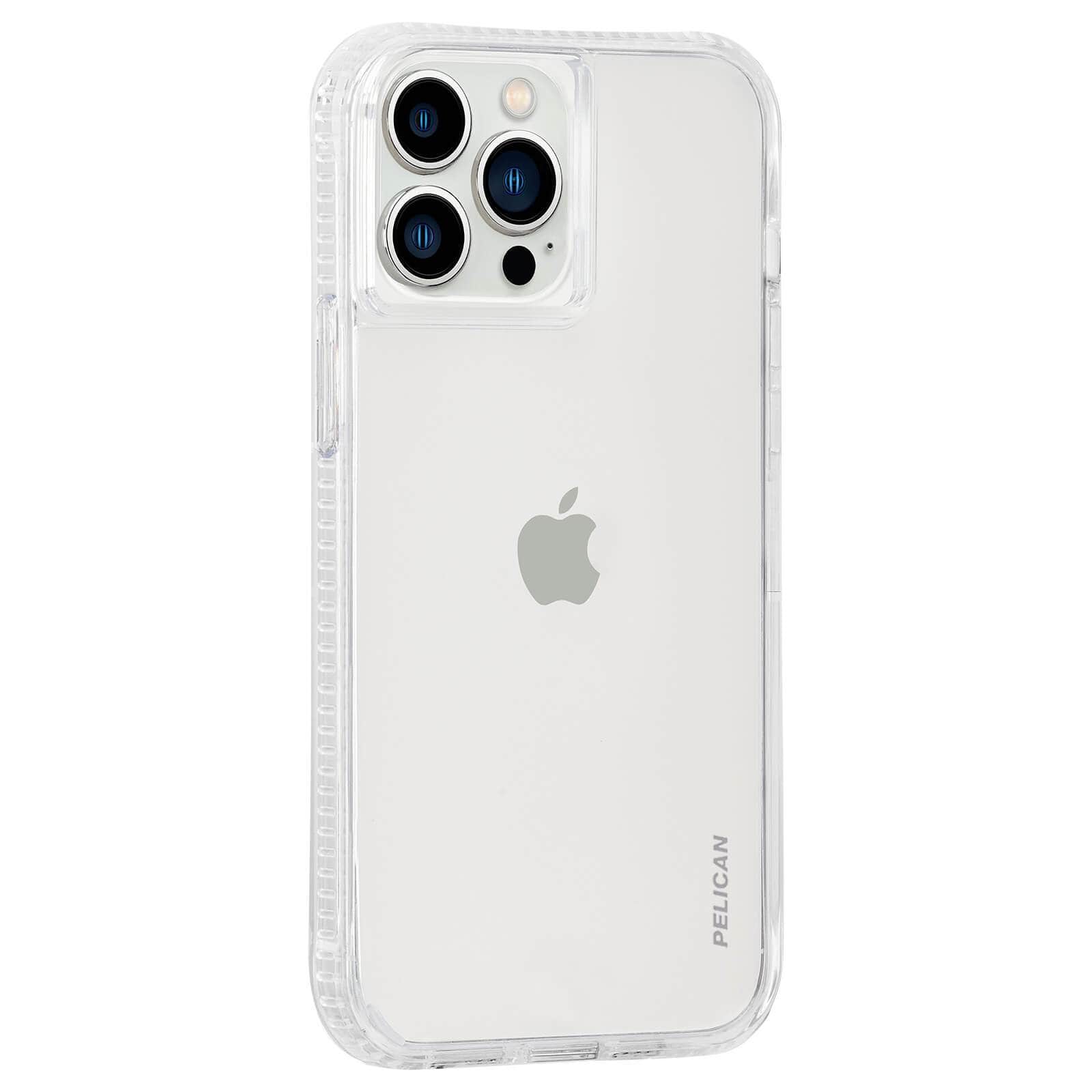 Clear Pelican case for iPhone 13 Pro color::Clear
