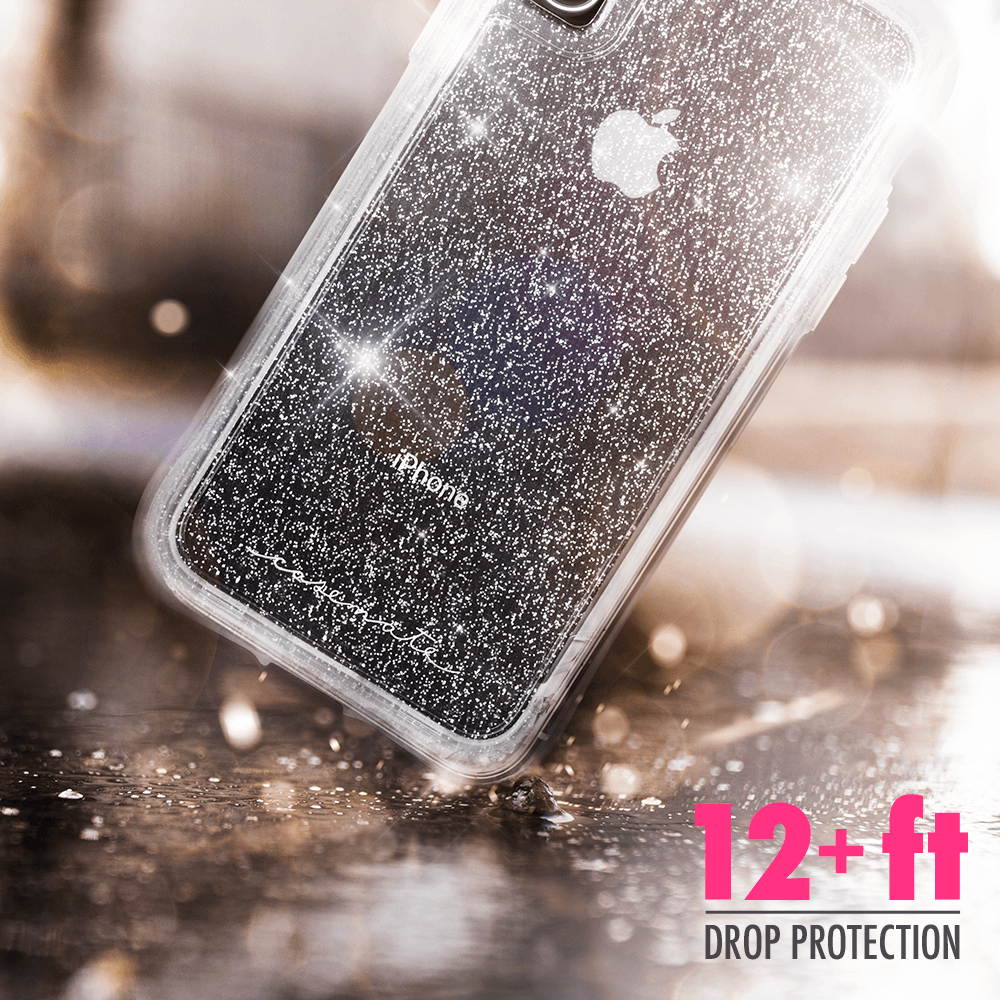 12 + foot drop protection. color::Sheer Crystal Clear