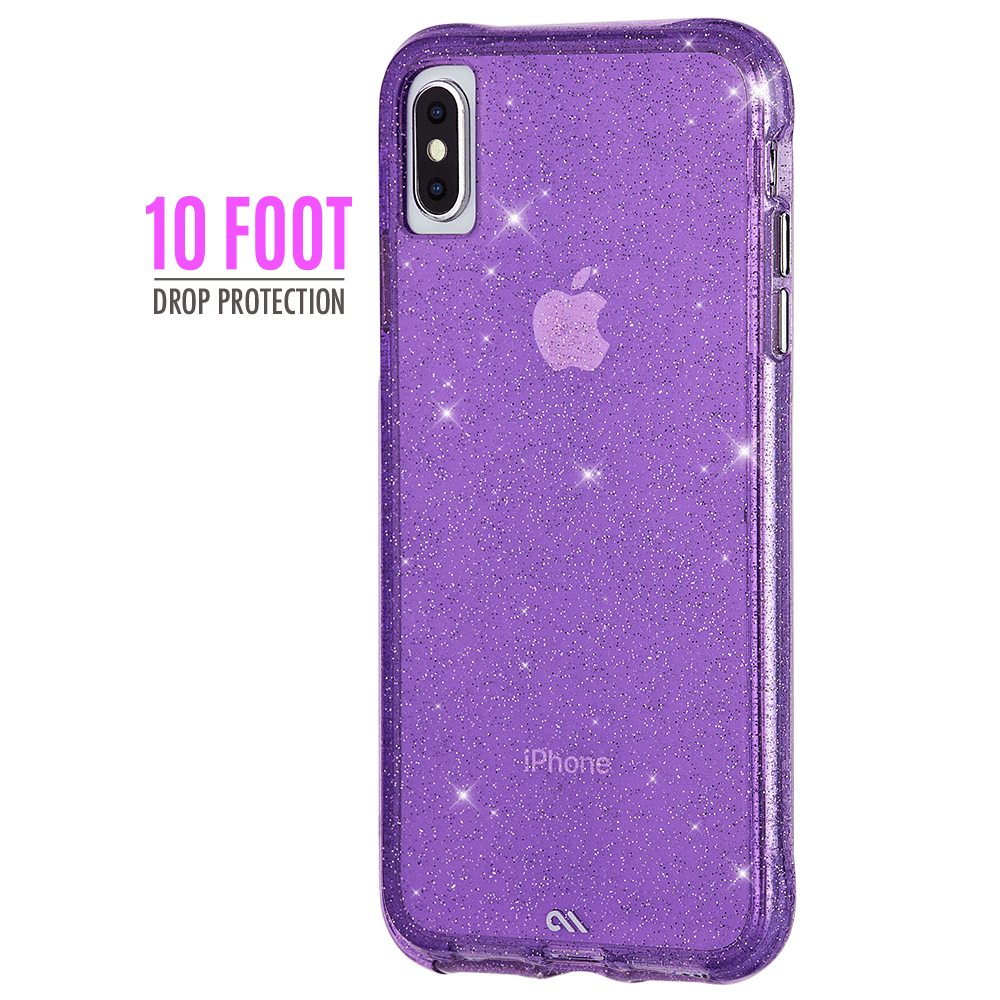 10 ft drop protection. color::Sheer Crystal Purple