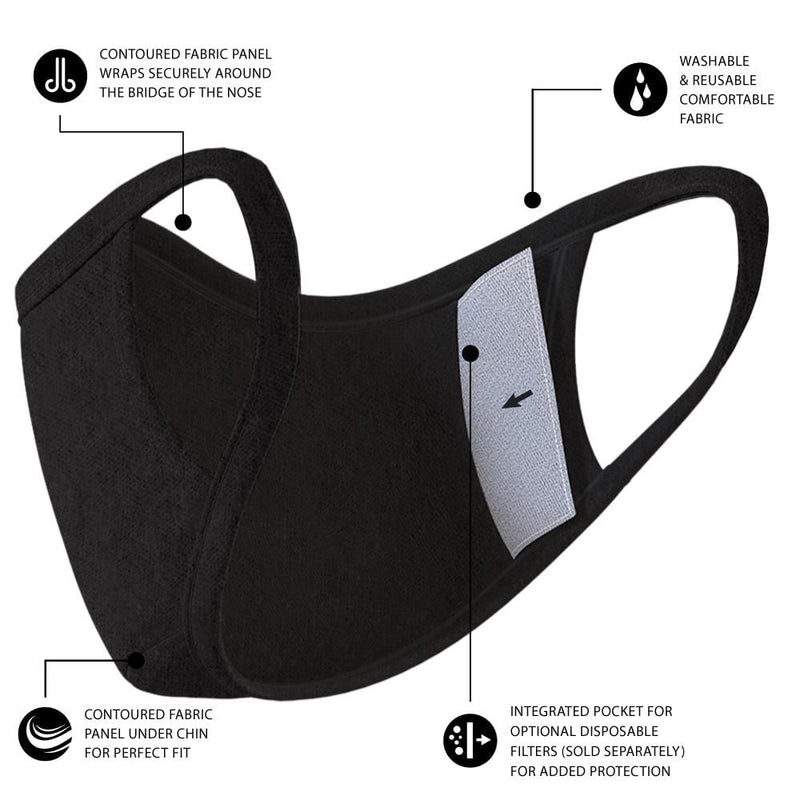 Kids (Ages 7 to 11) 3 Pack Cloth Face Mask