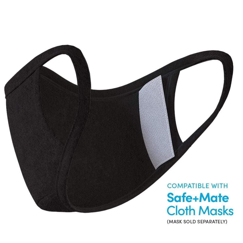 Compatible with Safe+Mate Cloth Masks (Masks sold separately) color::White