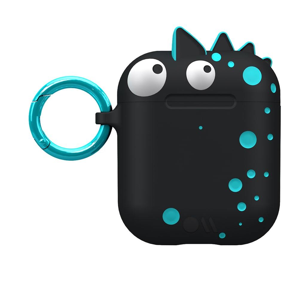 Blue spotted monster AirPods case. color::Spike